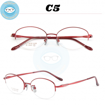 Gọng kính kim loại mã 9037